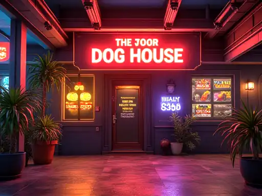 The Dog House Megaways pokie artwork at Royal Reels Casino